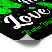 Faith Hope Love Brain Disabilities Awareness Butte Poster (Hoek)