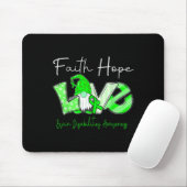 Faith Hope Love Brain Disabilities Awareness Muismat (Met muis)
