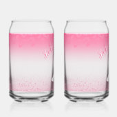 'Faith Hope Love' Breast Cancer Awareness Blikvorm Glas (Voorkant)