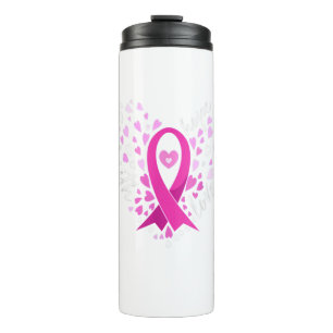Faith Hope Love Breast Cancer Awareness Pink Ribbo Thermosbeker