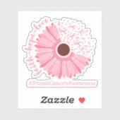 Faith, Hope, Love - Breast Cancer Awareness Sticker (Vel)