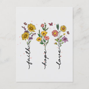 Faith-Hope-Love Briefkaart