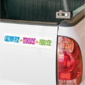 Faith Hope Love Bumpersticker (Op Truck)