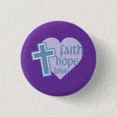 Faith Hope Love Button (Voorkant)