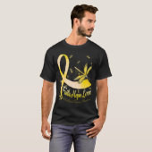 Faith Hope Love Childhood Cancer Awareness Dragonf T-shirt (Voorkant volledig)