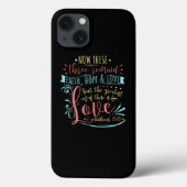 Faith Hope Love Christelijk Scripting Lettering Case-Mate iPhone Case (Achterkant)