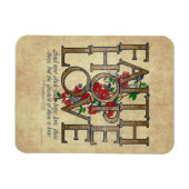 Faith Hope Love Christelijke Bijbel Verse Magneet (Horizontaal)