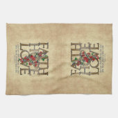 Faith Hope Love Christelijke Bijbel Verse Theedoek (Horizontaal)