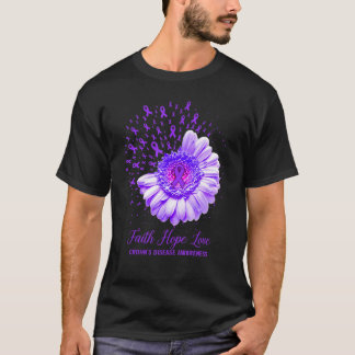 Faith Hope Love Crohn's Disease Awareness Survivor T-shirt