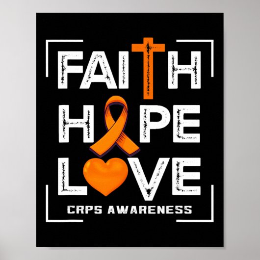 Faith Hope Love Crops Bewustzijn Poster (Voorkant)