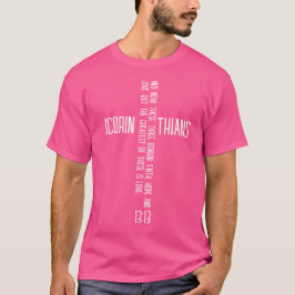 Faith Hope Love Cross Christelijk Shirt