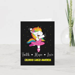 Faith Hope Love Dandelion Childhood Cancer Awarene Kaart