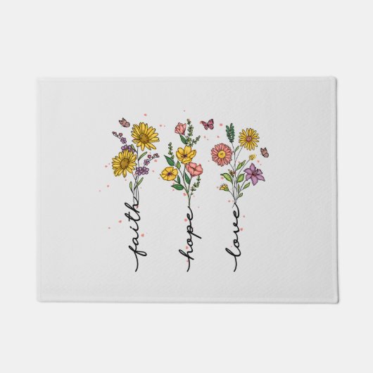 Faith-Hope-Love Deurmat (Voorkant)