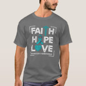 Faith Hope Love Dissociative Identity Disorder T-shirt (Voorkant)