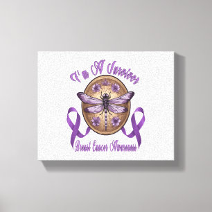 Faith Hope Love Draairy Breast Cancer Awareness Canvas Afdruk