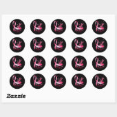 Faith Hope Love Draairy Breast Cancer Awareness Ronde Sticker (Vel)