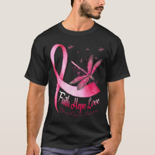 Faith Hope Love Draairy Breast Cancer Awareness T-shirt