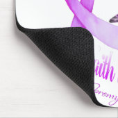 Faith Hope Love Dragonfly Paars Ribbon Fibromyalg Muismat (Hoek)