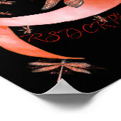 Faith Hope Love Dragonfly RSD CRPS Awareness Poster (Hoek)