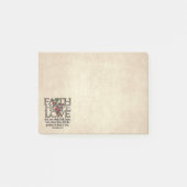 Faith Hope Love Elegant Bible Scripting Christelij Post-it® Notes (Voorkant)