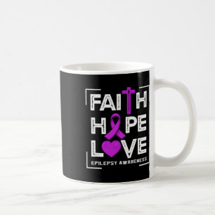 Faith Hope Love Epilepsy Awareness Koffiemok