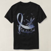 Faith Hope Love Esophageal Cancer Awareness Dragon T-shirt (Design voorkant)