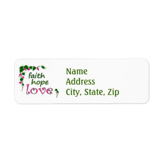 Faith Hope Love Etiket