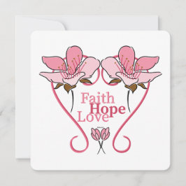 FaItH, HoPe & LoVe Feestdagenkaart