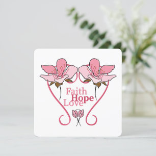 FaItH, HoPe & LoVe Feestdagenkaart