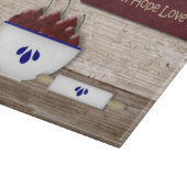 Faith Hope Love Glas Snijplank (Hoek)