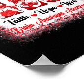 Faith Hope Love Gnomen Brain Aneurysm Awareness Le Poster (Hoek)