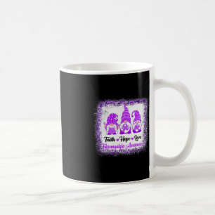 Faith Hope Love Gnomen Fibromyalgia Awareness Leop Koffiemok