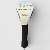 Faith Hope Love Golfheadcover (Voorkant)