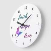 Faith Hope Love Grote Klok (Hoek)