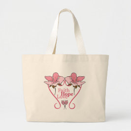 FaItH, HoPe & LoVe Grote Tote Bag