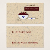 Faith Hope Love Hang Label Visitekaartje (Voorkant /achterkant)