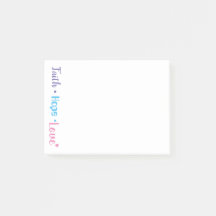 Faith Hope Love Heart Inspirerend Christelijk 4x3