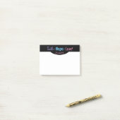 Faith Hope Love Heart Inspirerend Christelijk 4x3 Post-it® Notes (Op bureau)