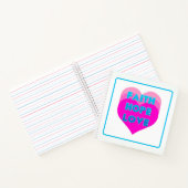 Faith Hope Love Hearts Spiral Notitieboek (Binnen)