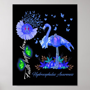 Faith Hope Love Hydrocephalus Awareness Poster