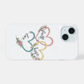 Faith Hope Love iPhone Hoesje Ontwerp 15 Case (Achterkant horizontaal)