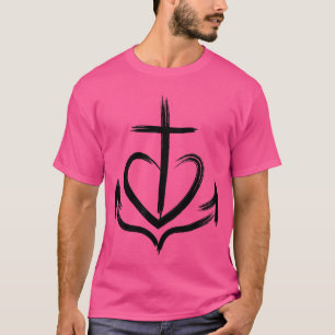 Faith Hope Love Jesus Anchor in Our Life T-shirt