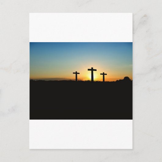Faith, Hope & Love Jesus Christus Cross Briefkaart (Voorkant)