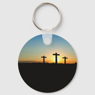 Faith, Hope & Love Jesus Christus Cross Sleutelhanger