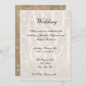 Faith, Hope, Love Kaart (Voorkant / Achterkant)