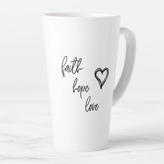 Faith, Hope, Love - Latte Mok (Rechterhoek)