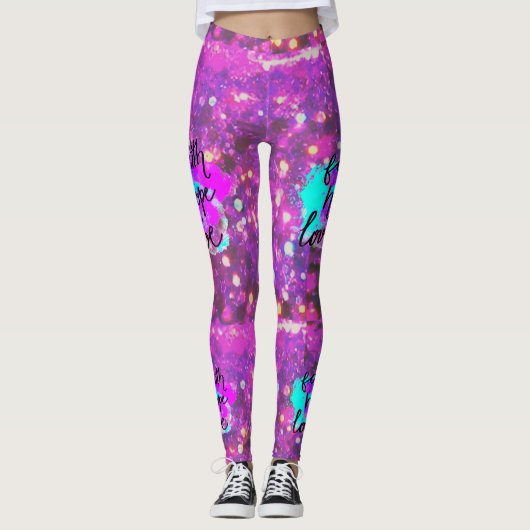 Faith - Hope - Love Leggings (Voorkant)