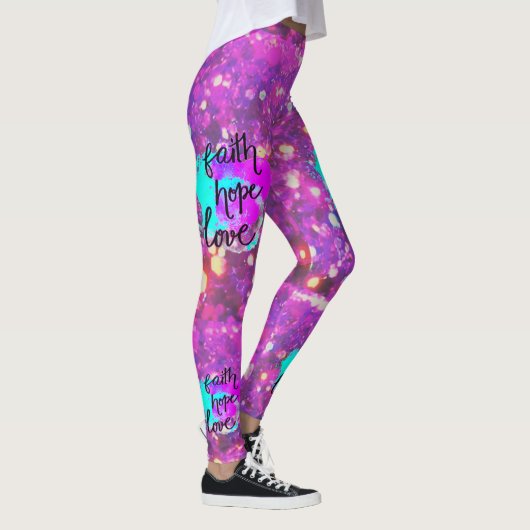 Faith - Hope - Love Leggings (Rechts)