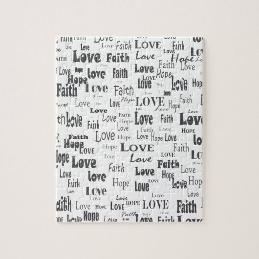 Faith Hope Love Legpuzzel (Verticaal)