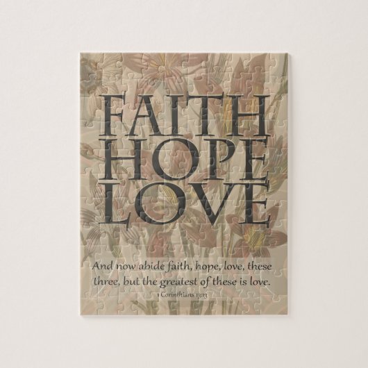 Faith, Hope, Love Legpuzzel (Verticaal)